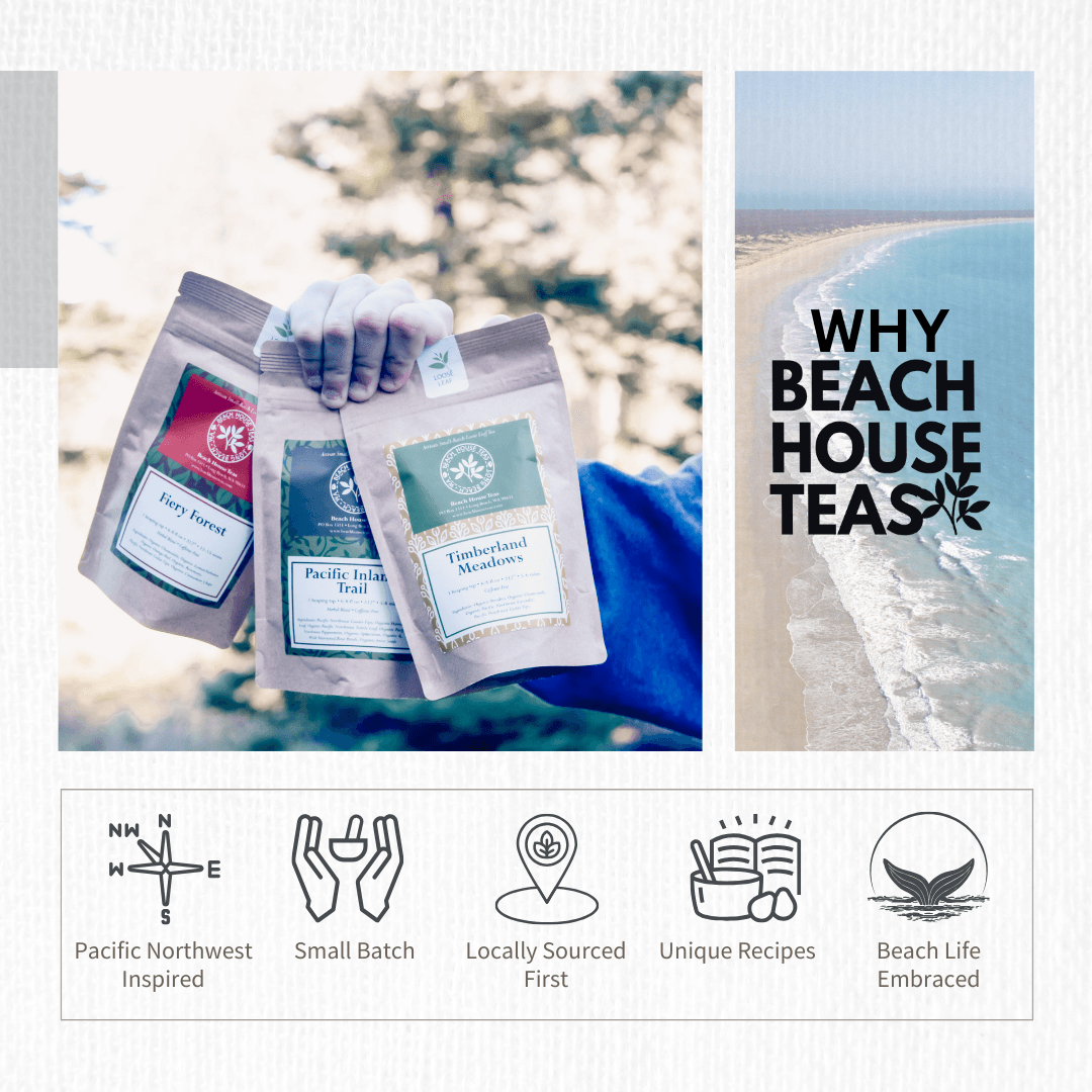 Northwest Adventures Tea-Infused Foot Soak Salts - Beach House Teas