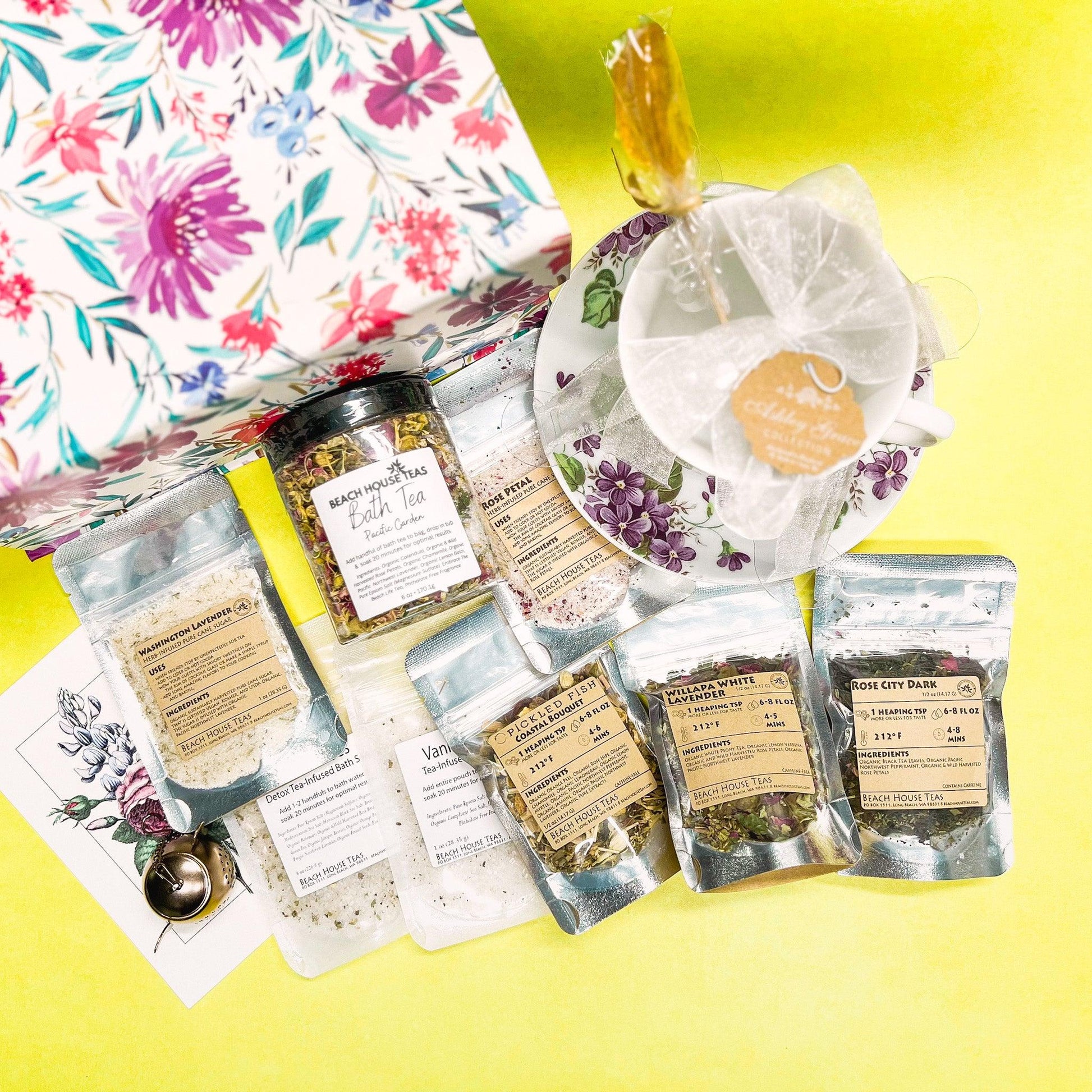 Garden Party Tea Lovers Gift Box - Beach House Teas