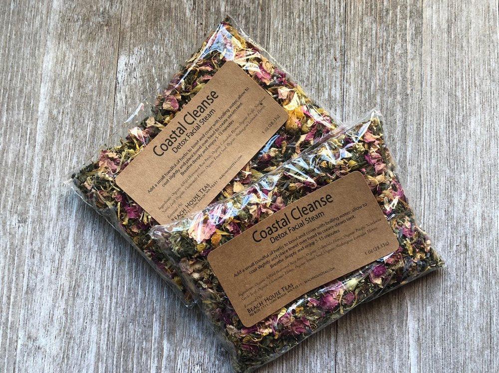 Coastal Cleanse Herbal Teatox-Detox Facial Steam - Beach House Teas