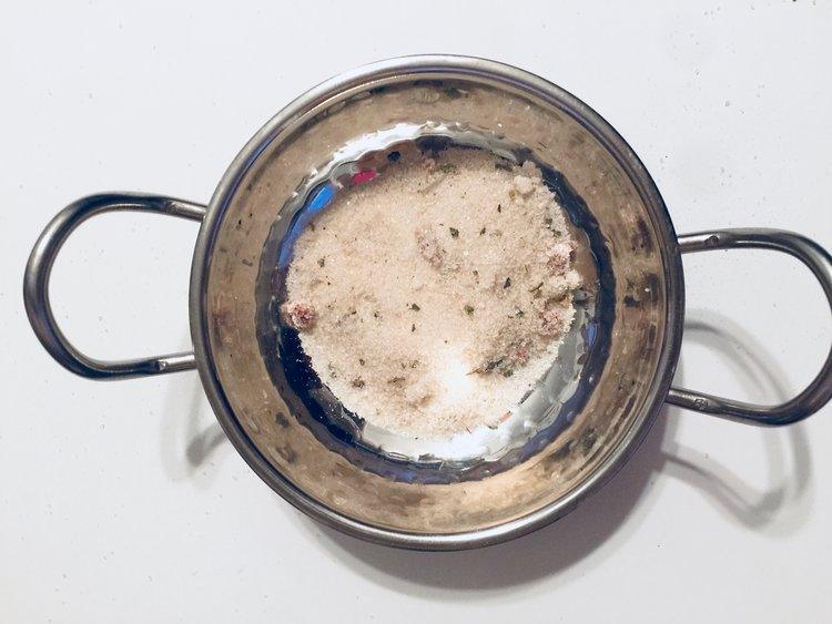 Cranberry Sage infused artisan culinary sugar - Beach House Teas