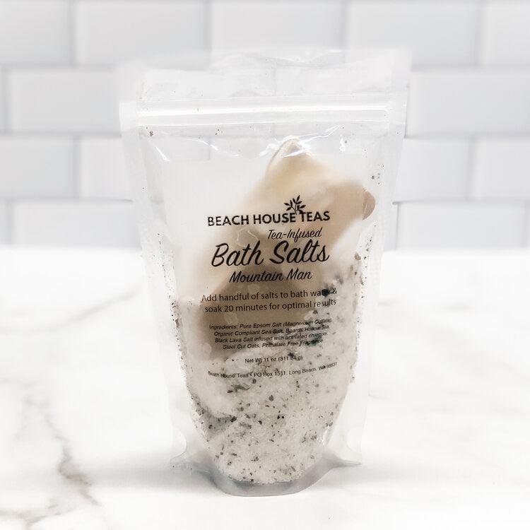 Mountain Man Tea-Infused Bath Salts For Men - Beach House Teas