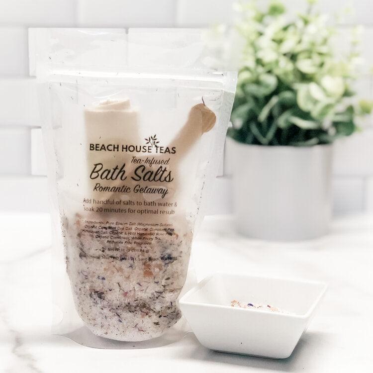 Romantic Getaway Tea-Infused Bath Salts - Beach House Teas