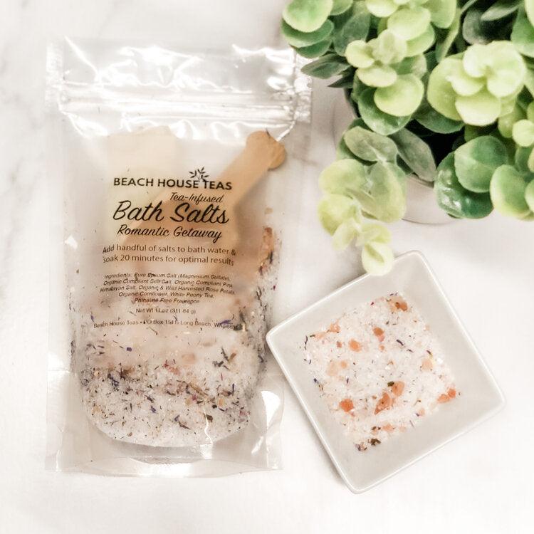 Romantic Getaway Tea-Infused Bath Salts - Beach House Teas