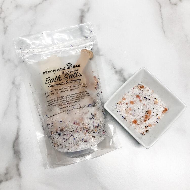 Romantic Getaway Tea-Infused Bath Salts - Beach House Teas