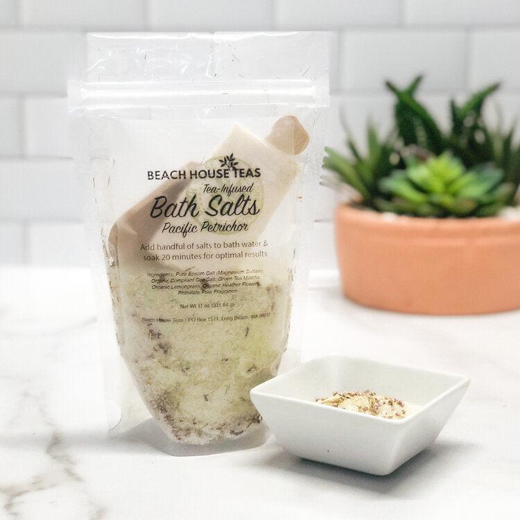 Pacific Petrichor Tea-Infused Bath Salts - Beach House Teas