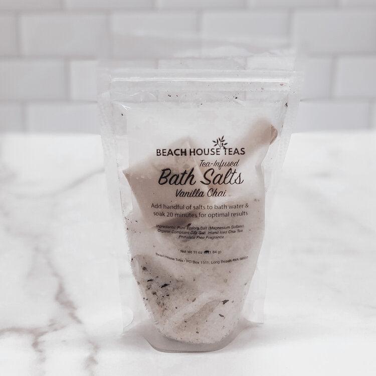 Vanilla Chai Tea-Infused Bath Salts - Beach House Teas