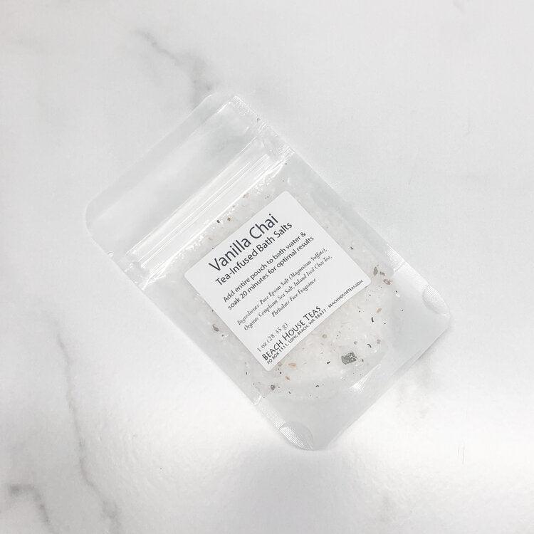 Vanilla Chai Tea-Infused Bath Salts - Beach House Teas