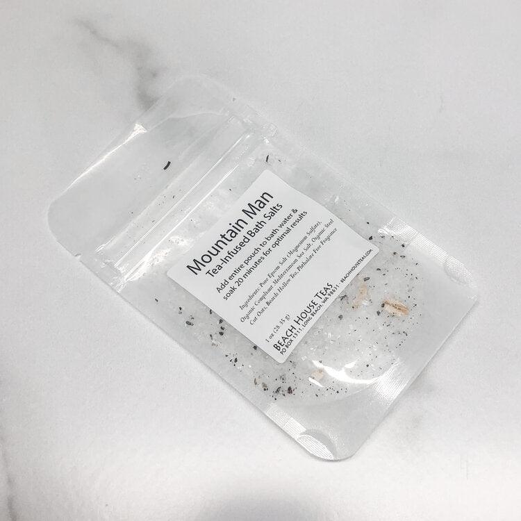 Mountain Man Tea-Infused Bath Salts For Men - Beach House Teas