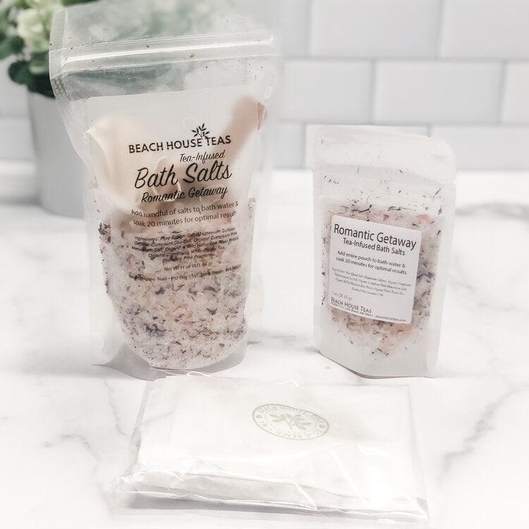 Romantic Getaway Tea-Infused Bath Salts - Beach House Teas