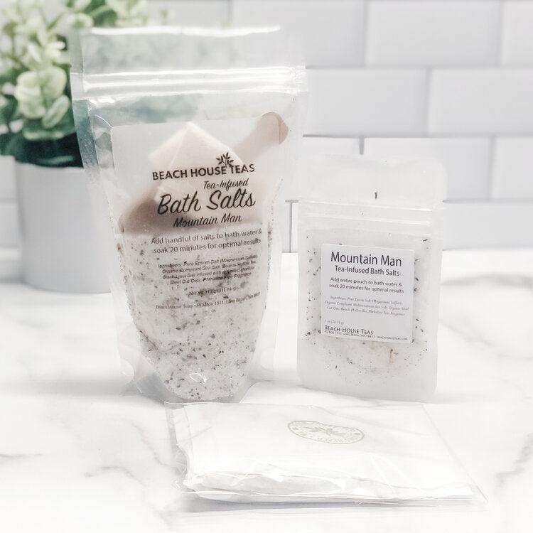 Mountain Man Tea-Infused Bath Salts For Men - Beach House Teas