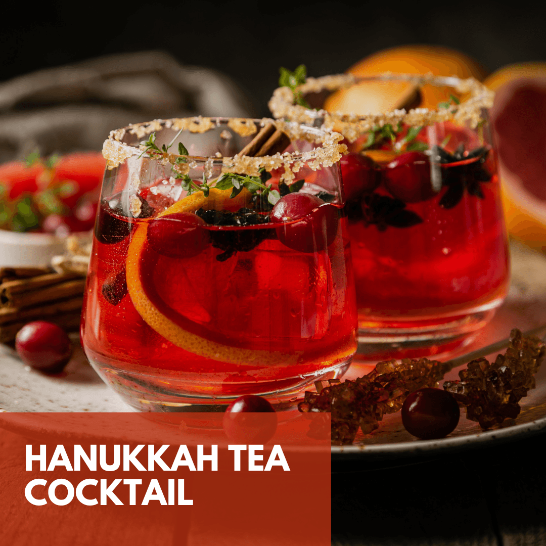 Hanukkah tea cocktail recipe - Beach House Teas