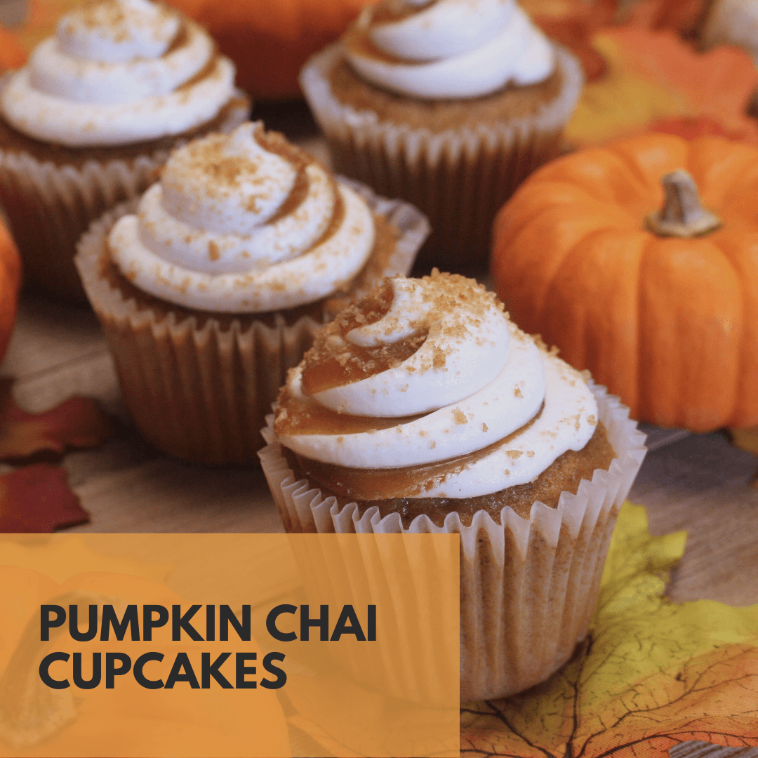 Pumpkin Chai Cupcakes - Beach House Teas
