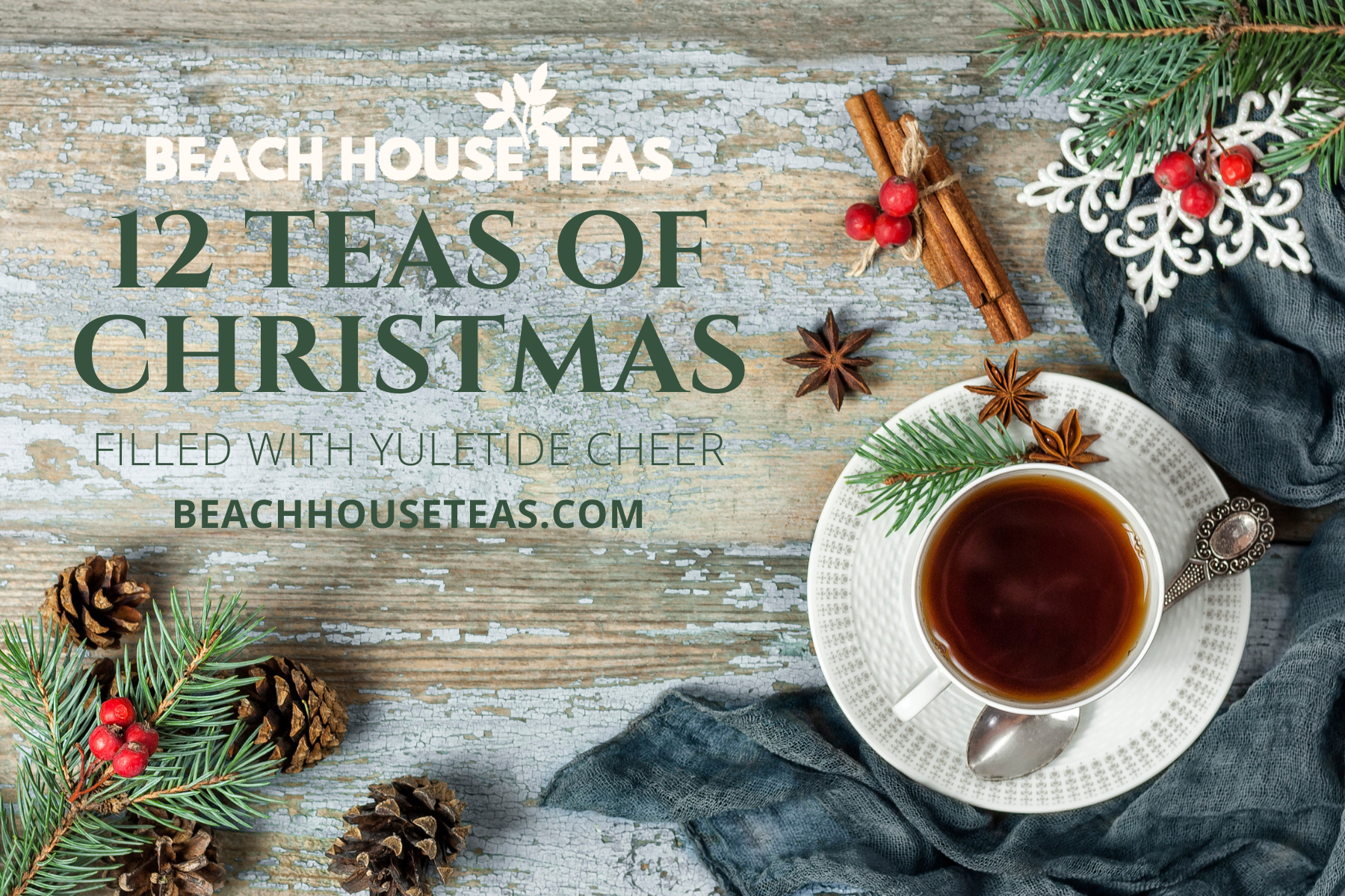 12 teas of Christmas gift set