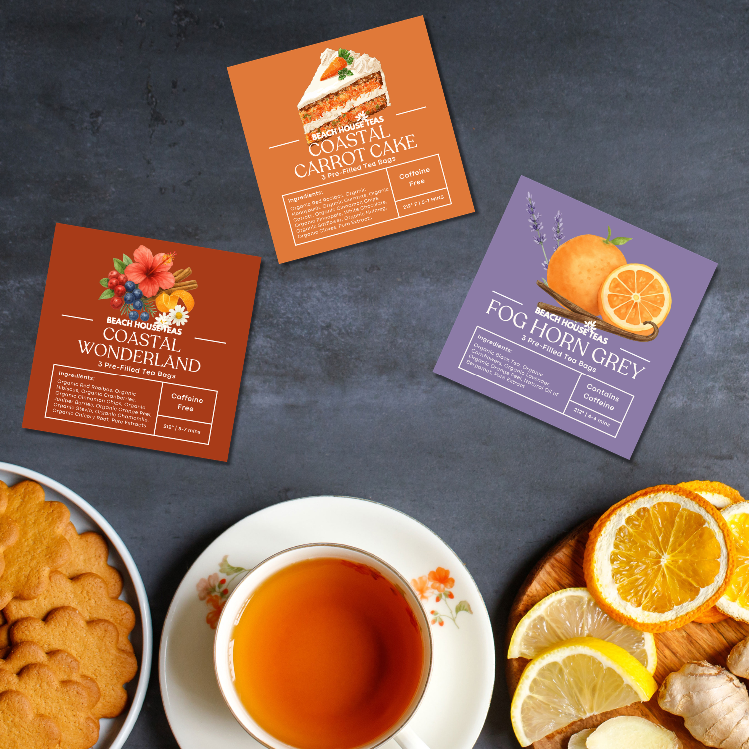 3-Pack Pre-Filled Tea Bags | Grab & Go Premium Loose Leaf Tea
