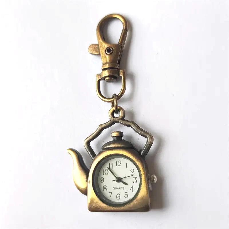 Teapot Shape Pocket Watch - Beach House Teas