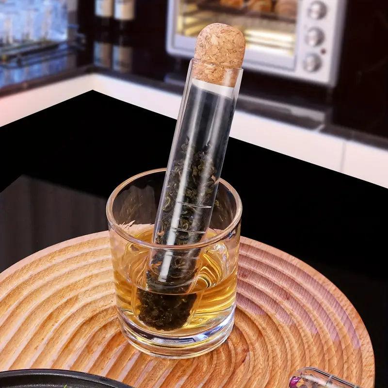 Reusable Glass Test Tube Tea Infuser - Beach House Teas