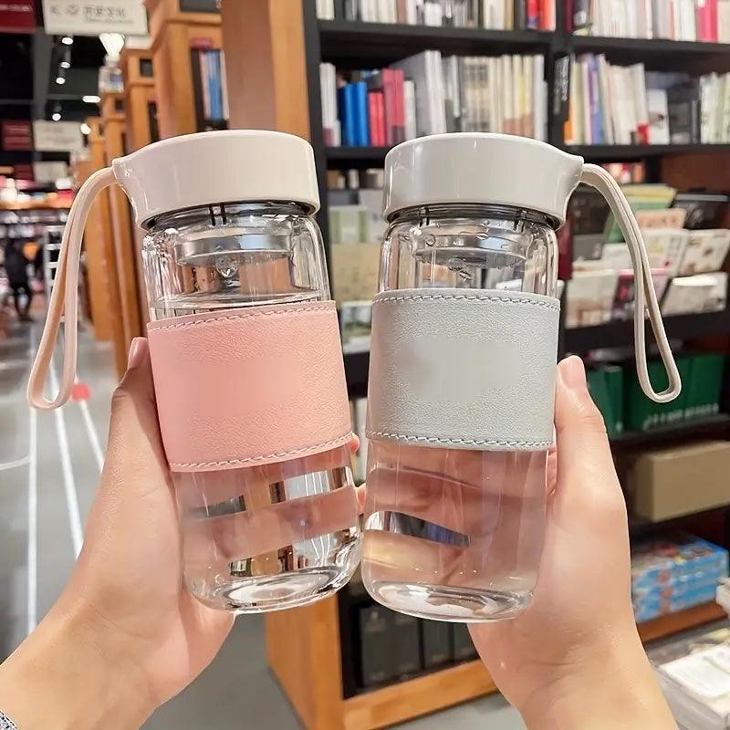 Durable Heat-resistant Glass Cup with Tea Filter - Beach House Teas