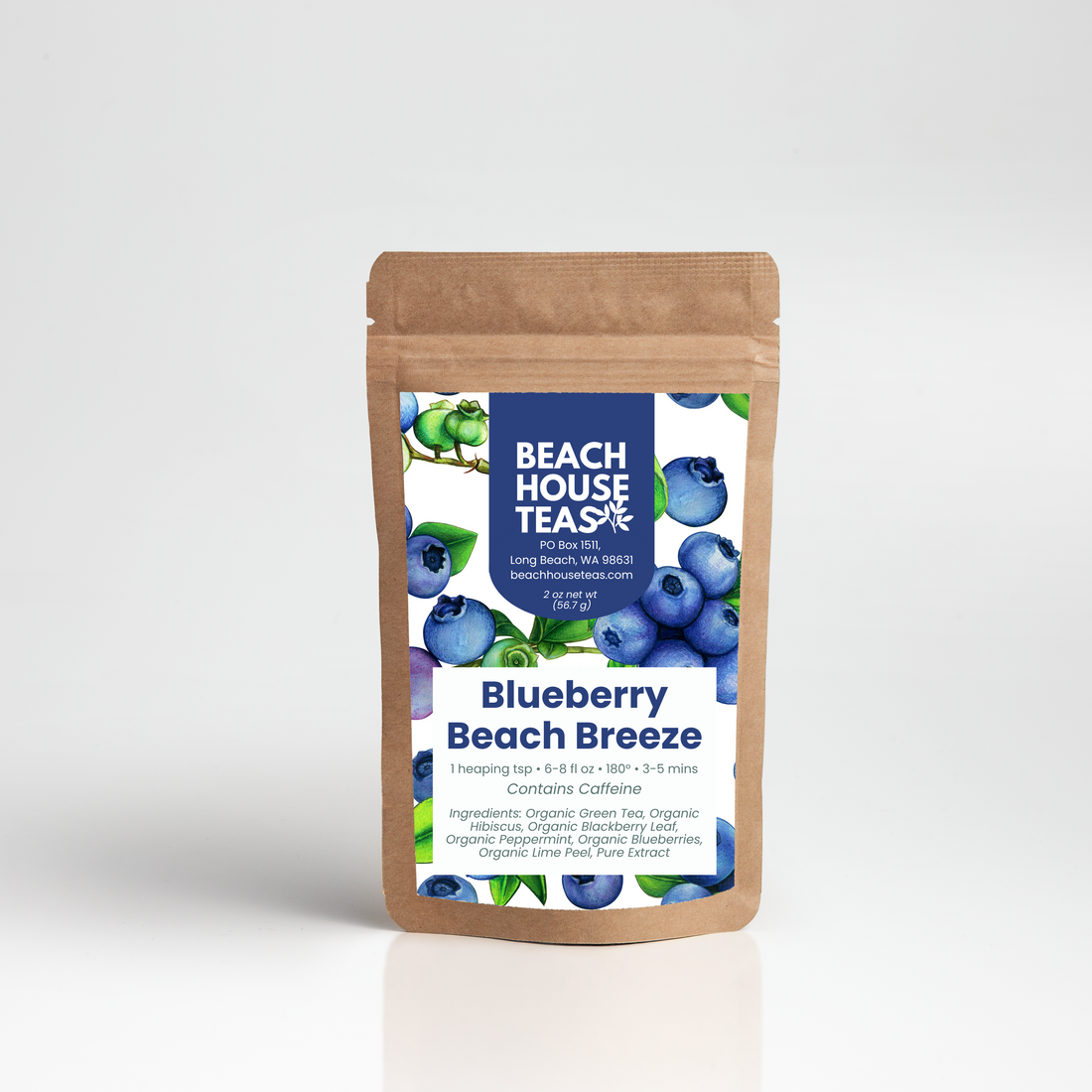 Blueberry Beach Breeze - Beach House Teas
