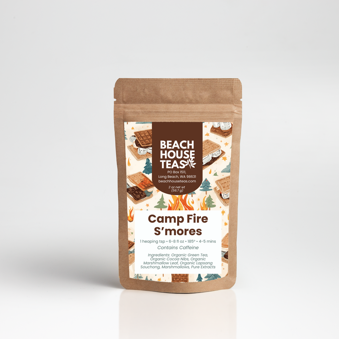 Camp Fire S'Mores - Beach House Teas