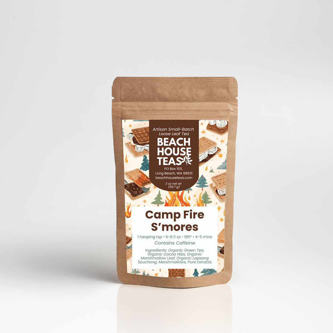 Camp Fire S'Mores - Beach House Teas