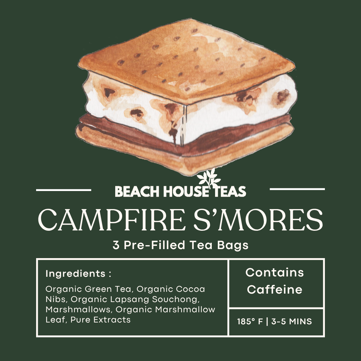 3-Pack Pre-Filled Tea Bags | Grab & Go Premium Loose Leaf Tea