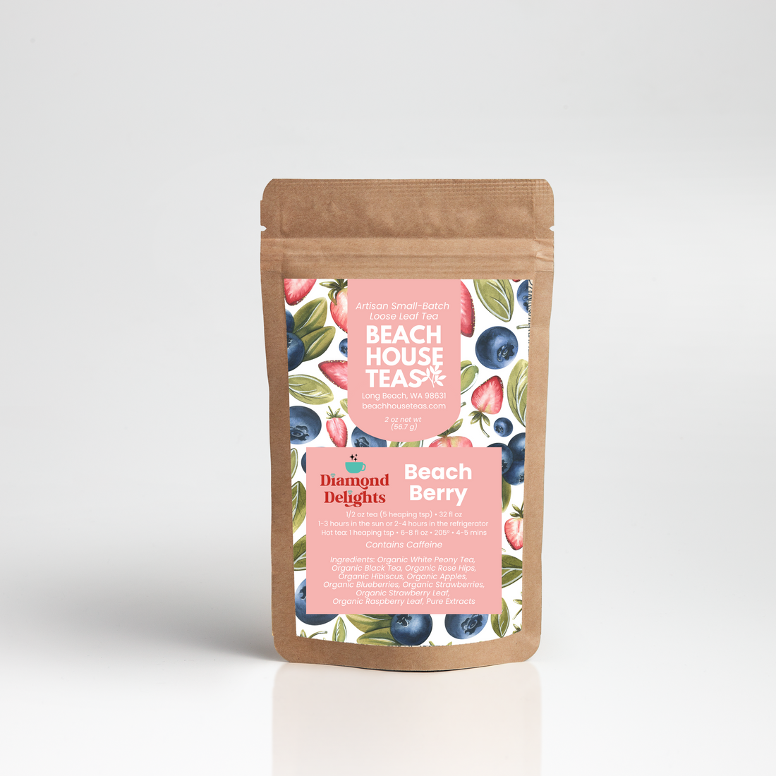 Diamond Delights Espresso's Beach Berry Iced Blend - Beach House Teas