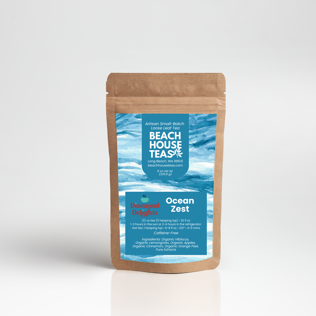 Diamond Delights Espresso's Ocean Zest Iced Blend - Beach House Teas