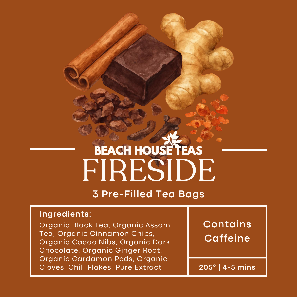 3-Pack Pre-Filled Tea Bags | Grab & Go Premium Loose Leaf Tea