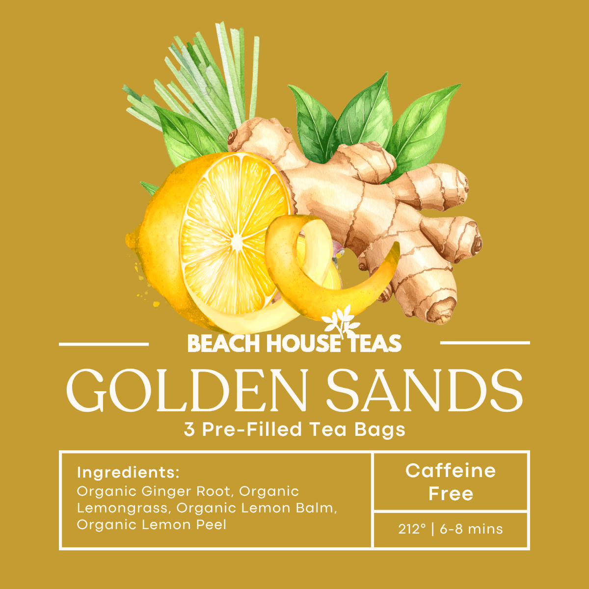 3-Pack Pre-Filled Tea Bags | Grab & Go Premium Loose Leaf Tea