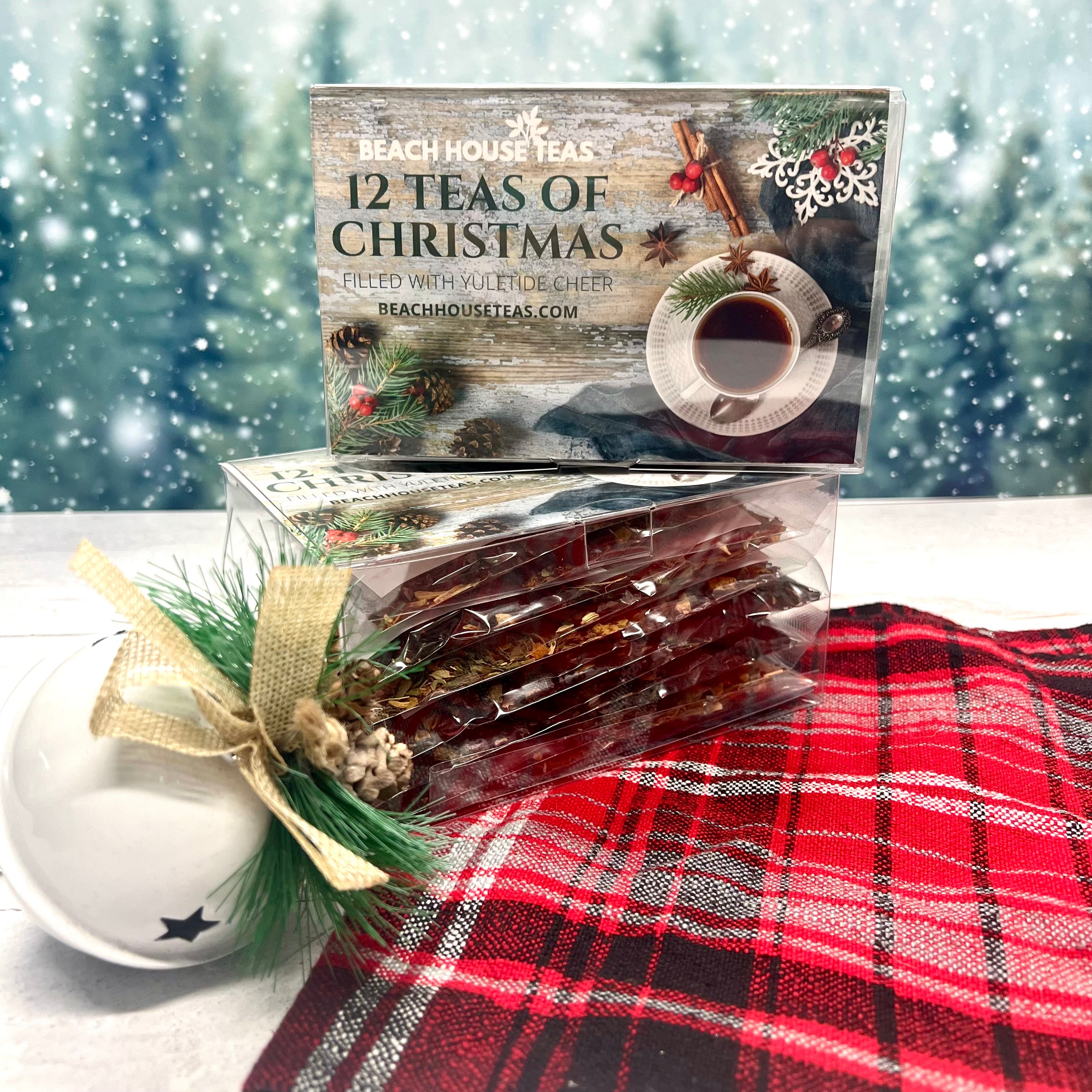 12 teas of Christmas gift set