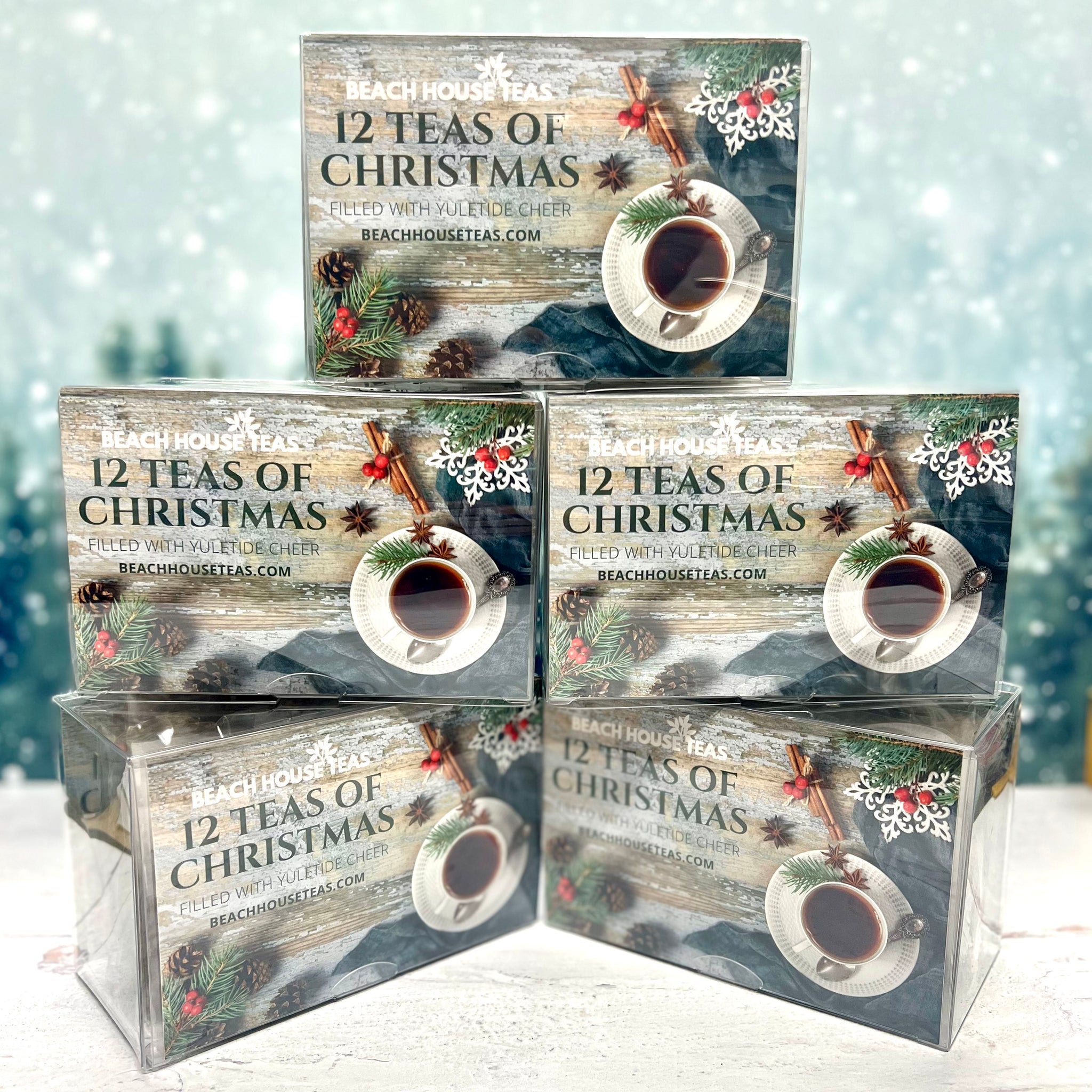 12 teas of Christmas gift set