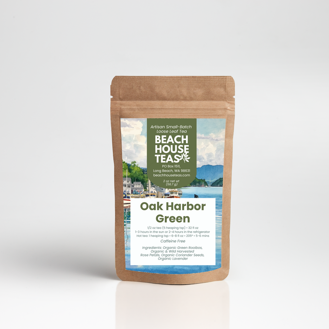 Oak Harbor Green Iced Blend - Beach House Teas