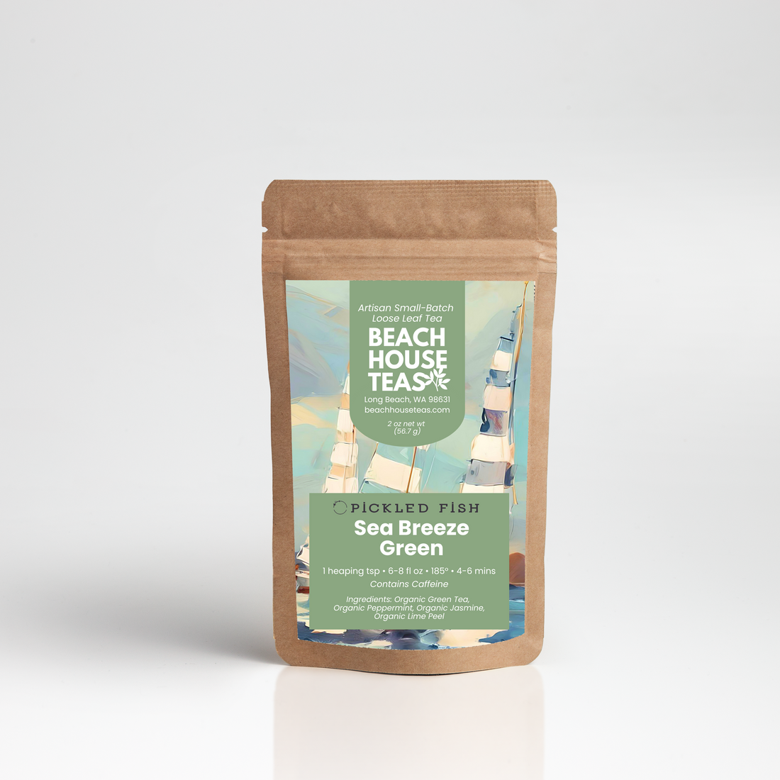 Pickled Fish's Sea Breeze Green - Beach House Teas