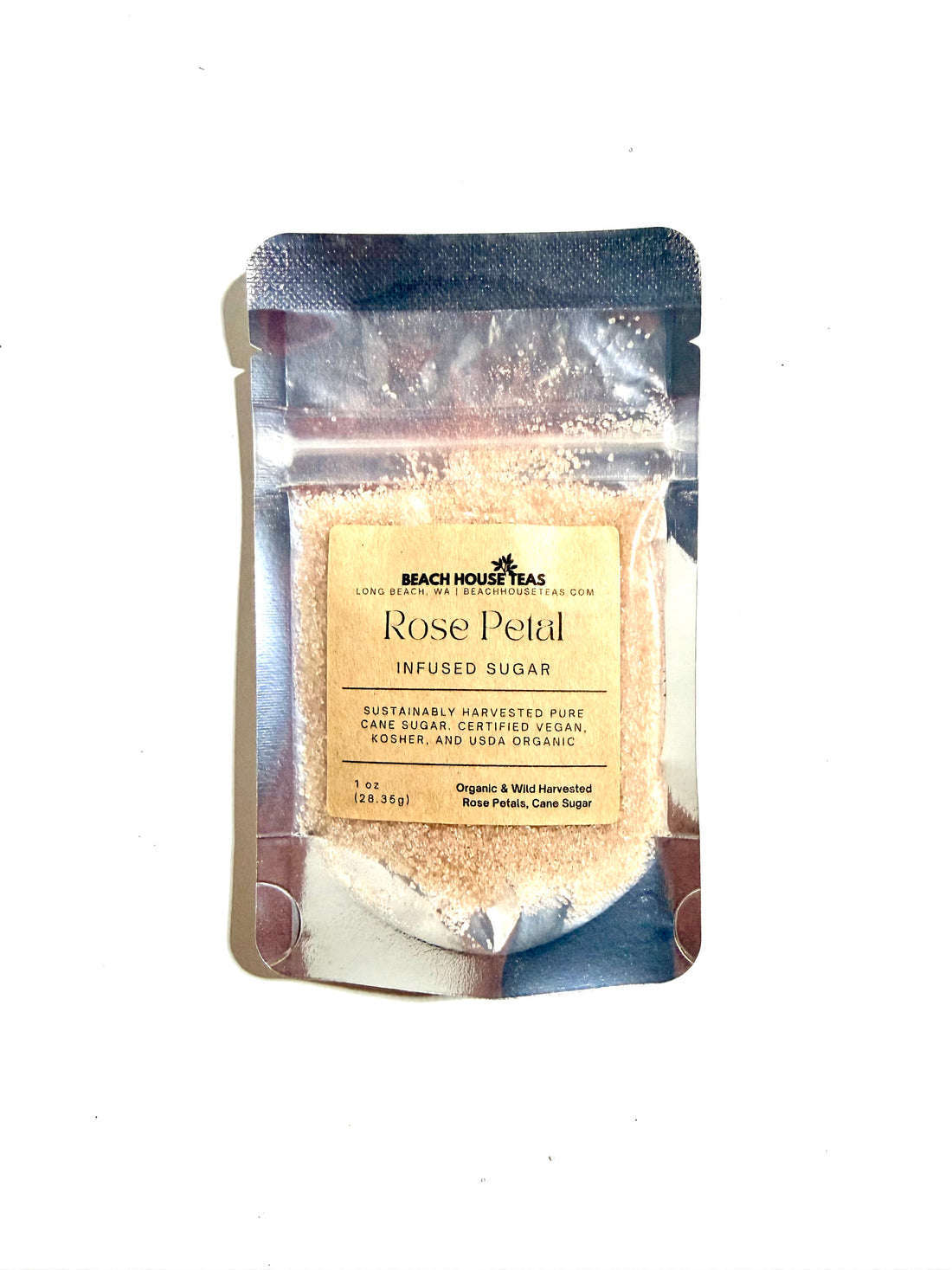 Rose Petal infused artisan culinary sugar