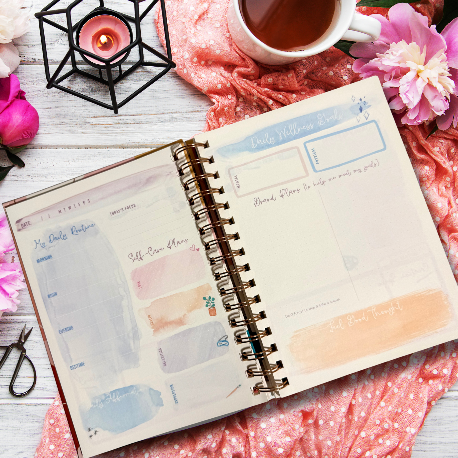 My Guided Self Care Journal