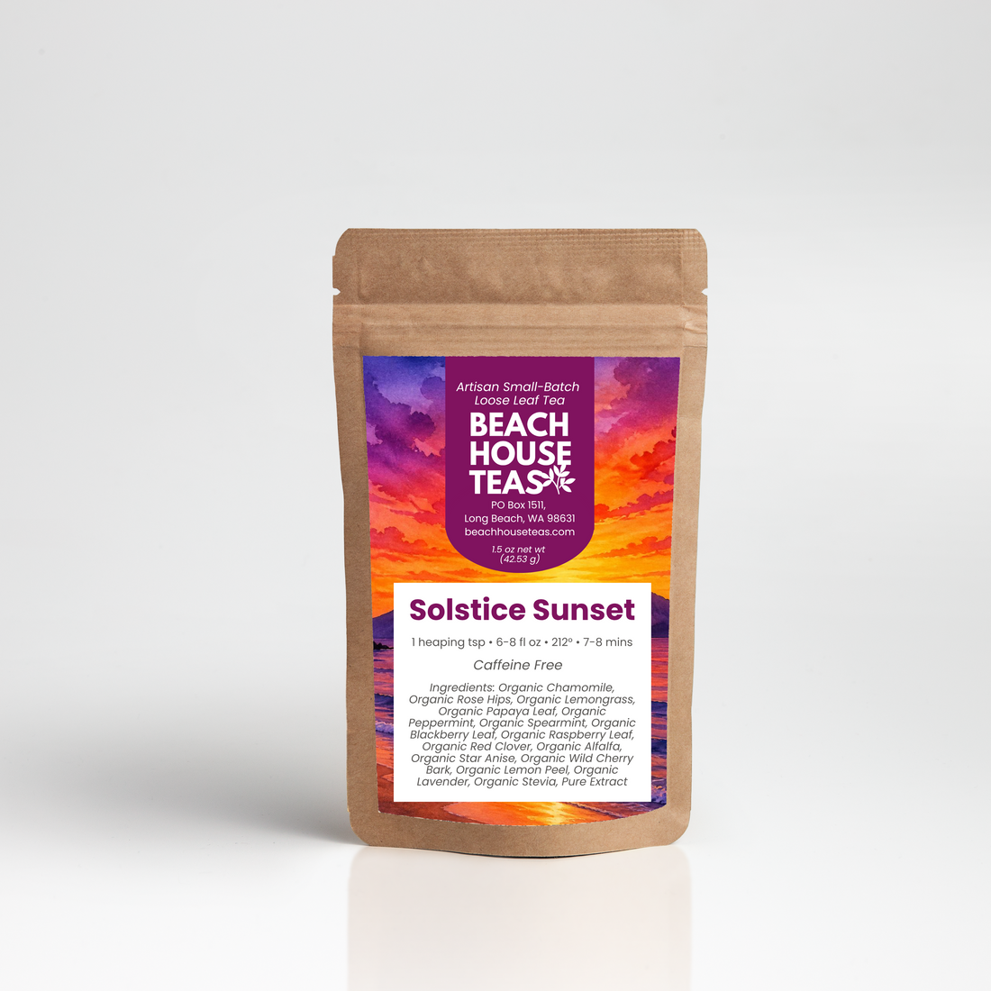 Solstice Sunset - Beach House Teas