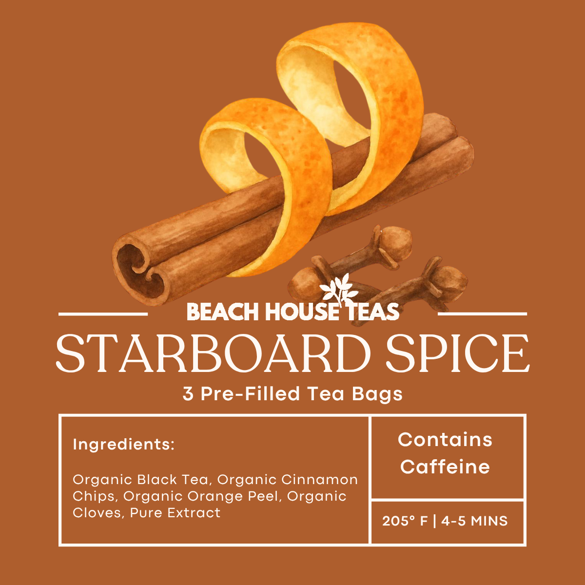 3-Pack Pre-Filled Tea Bags | Grab & Go Premium Loose Leaf Tea
