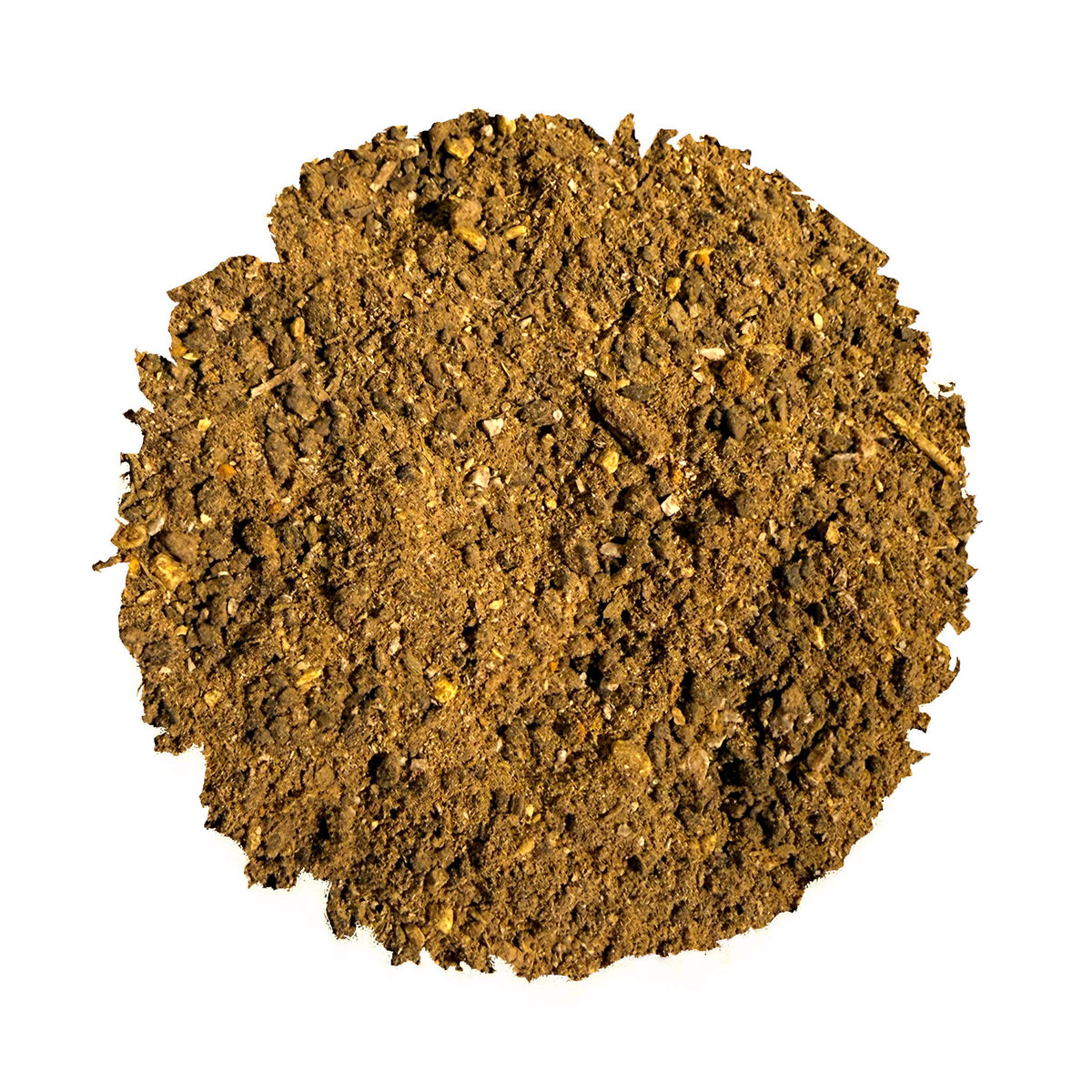 Beach House Teas Timberline herbal coffee blend shown loose on a white background