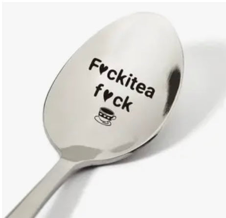 Engraved Quotes Tea Spoon