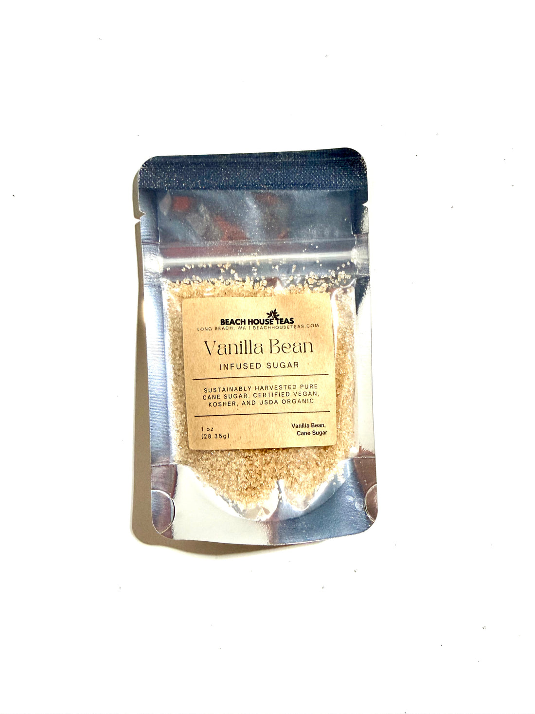 Vanilla Bean infused artisan culinary sugar