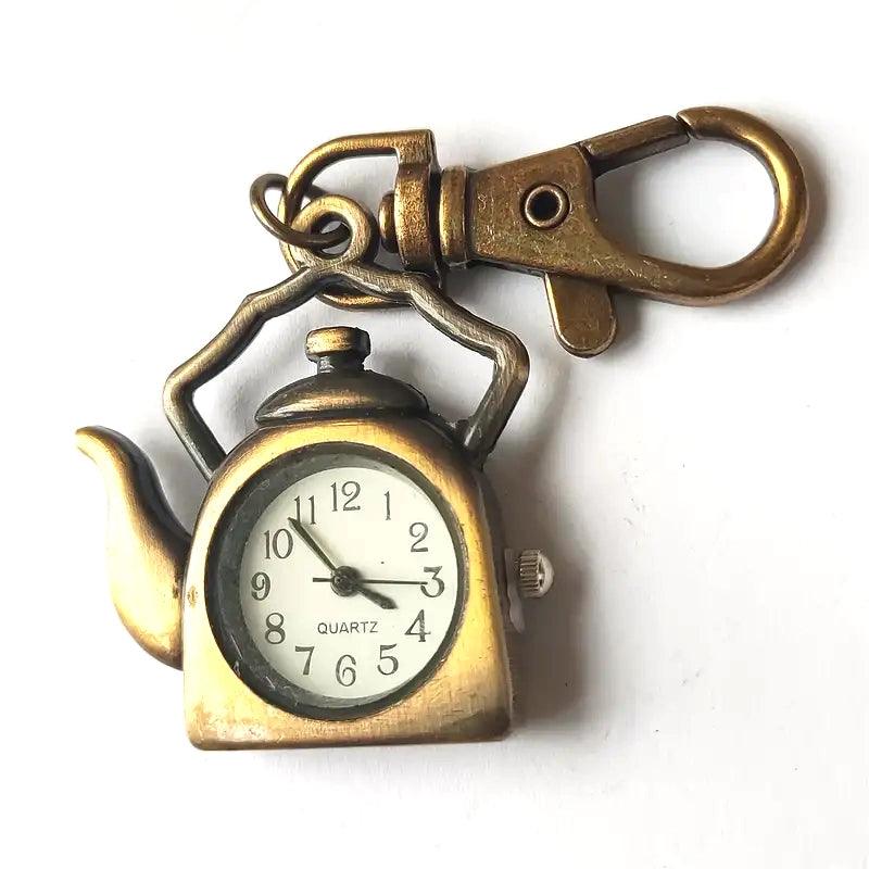 Teapot Shape Pocket Watch - Beach House Teas
