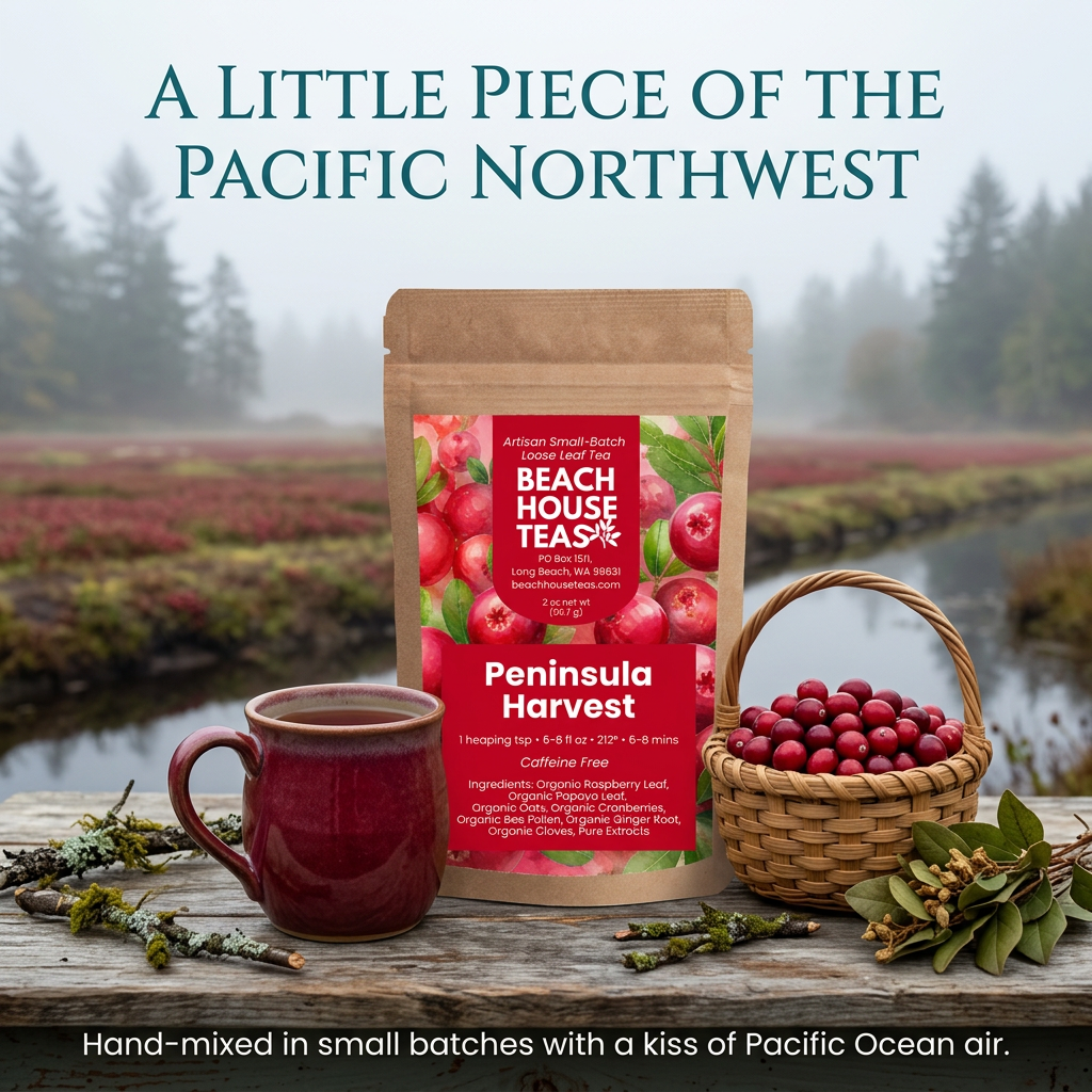Peninsula Harvest Pacific Northwest coastal harvest brand slide.