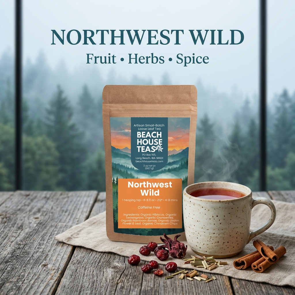 Northwest Wild herbal blend hero slide.