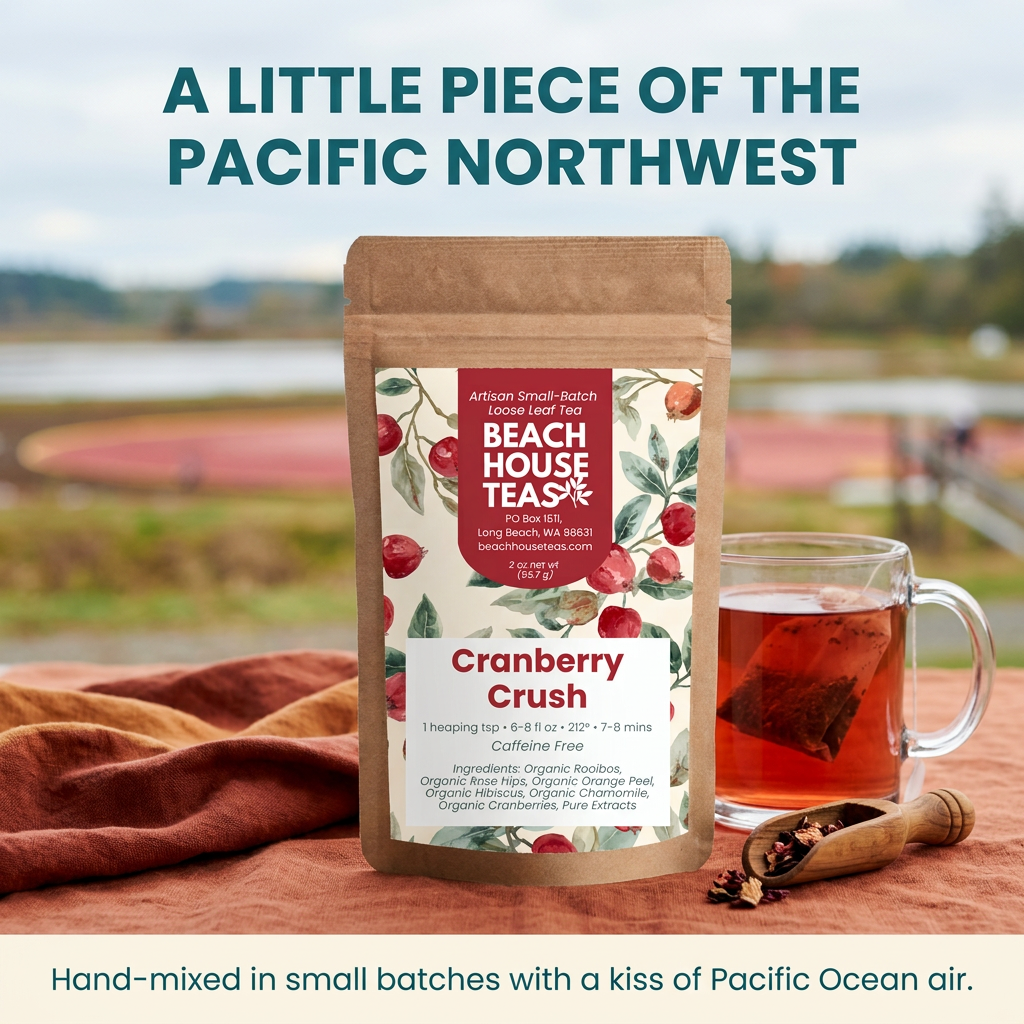 Cranberry Crush Pacific Northwest brand slide.