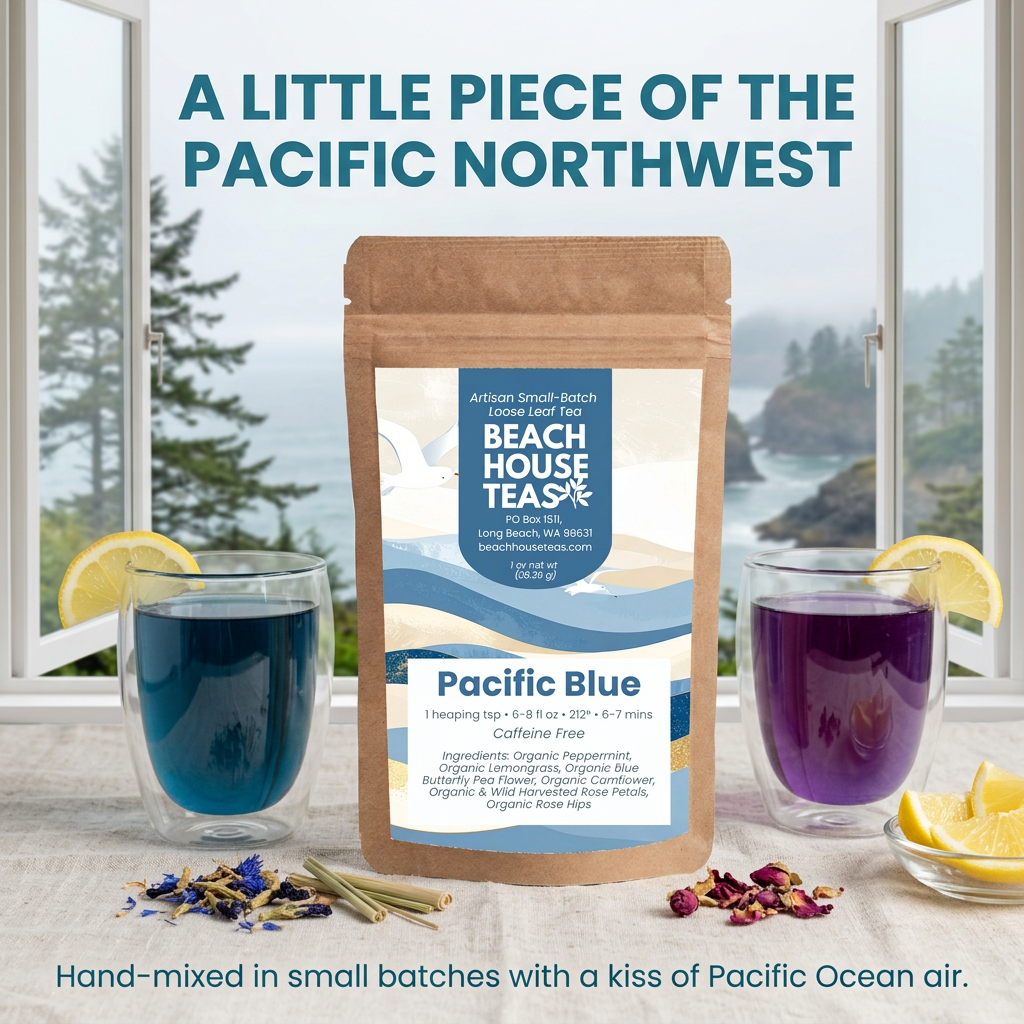 Pacific Blue Pacific Northwest coastal brand slide.