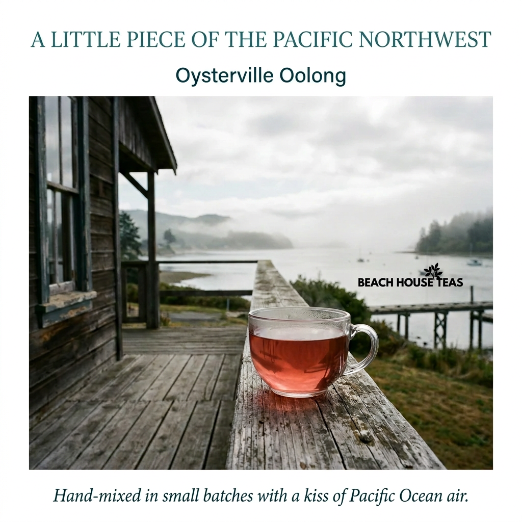 Oysterville Oolong brand with logo