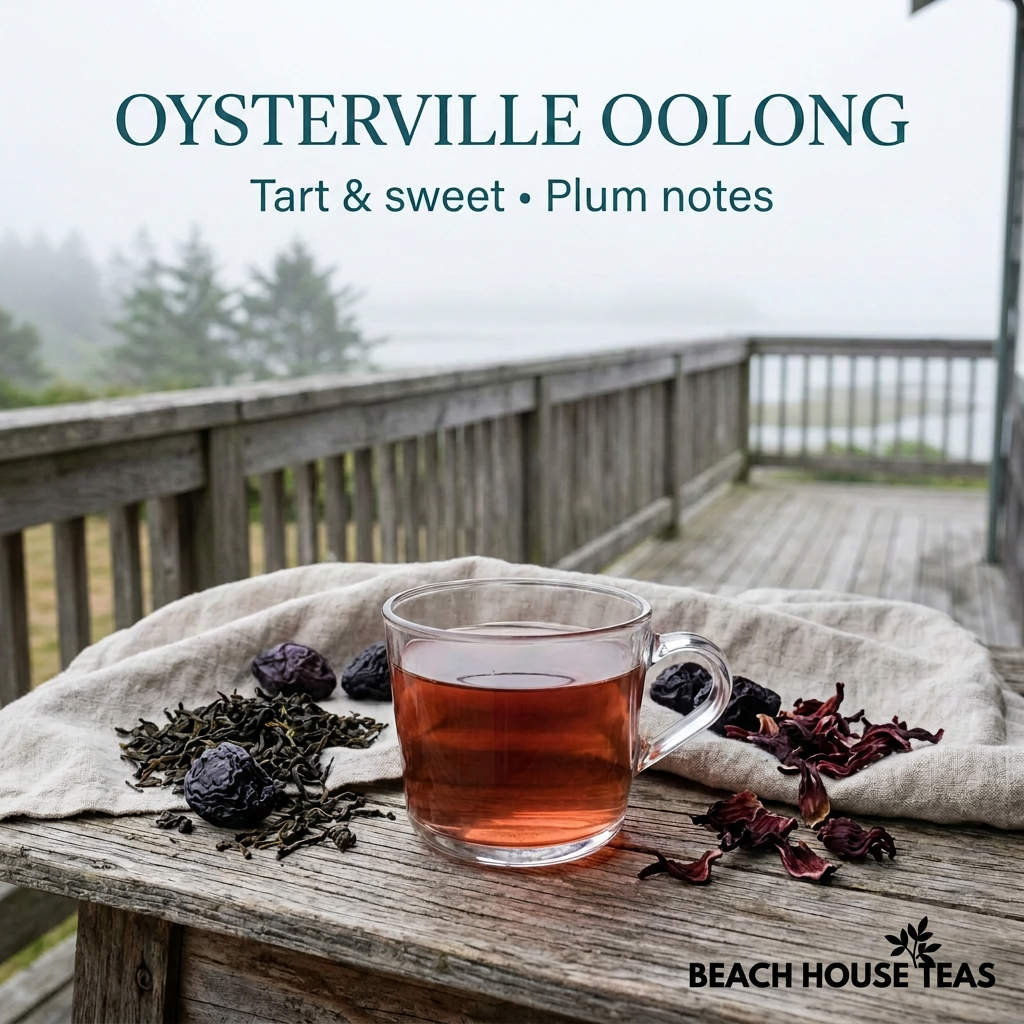 Oysterville Oolong hero with logo