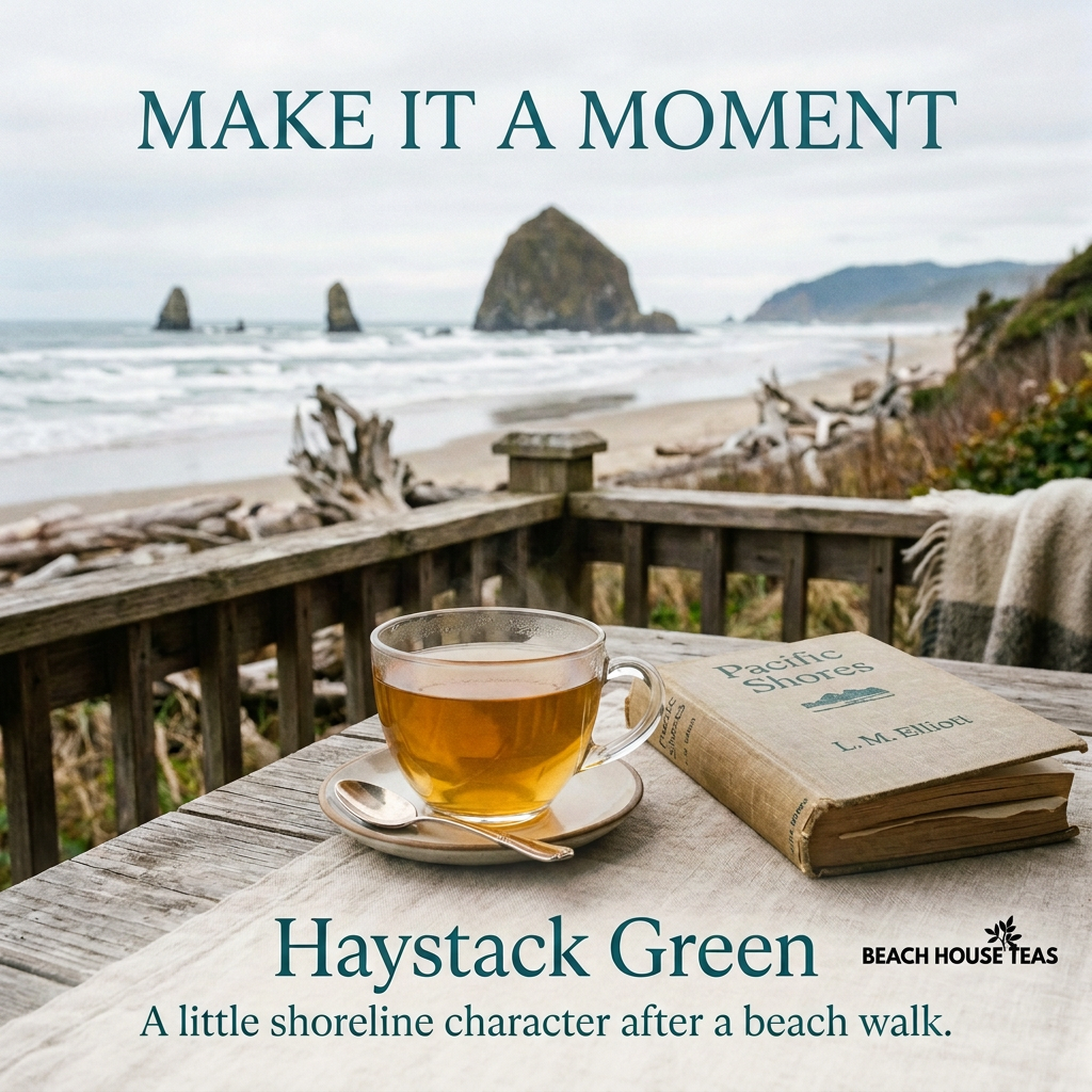 Haystack Green lifestyle with logo