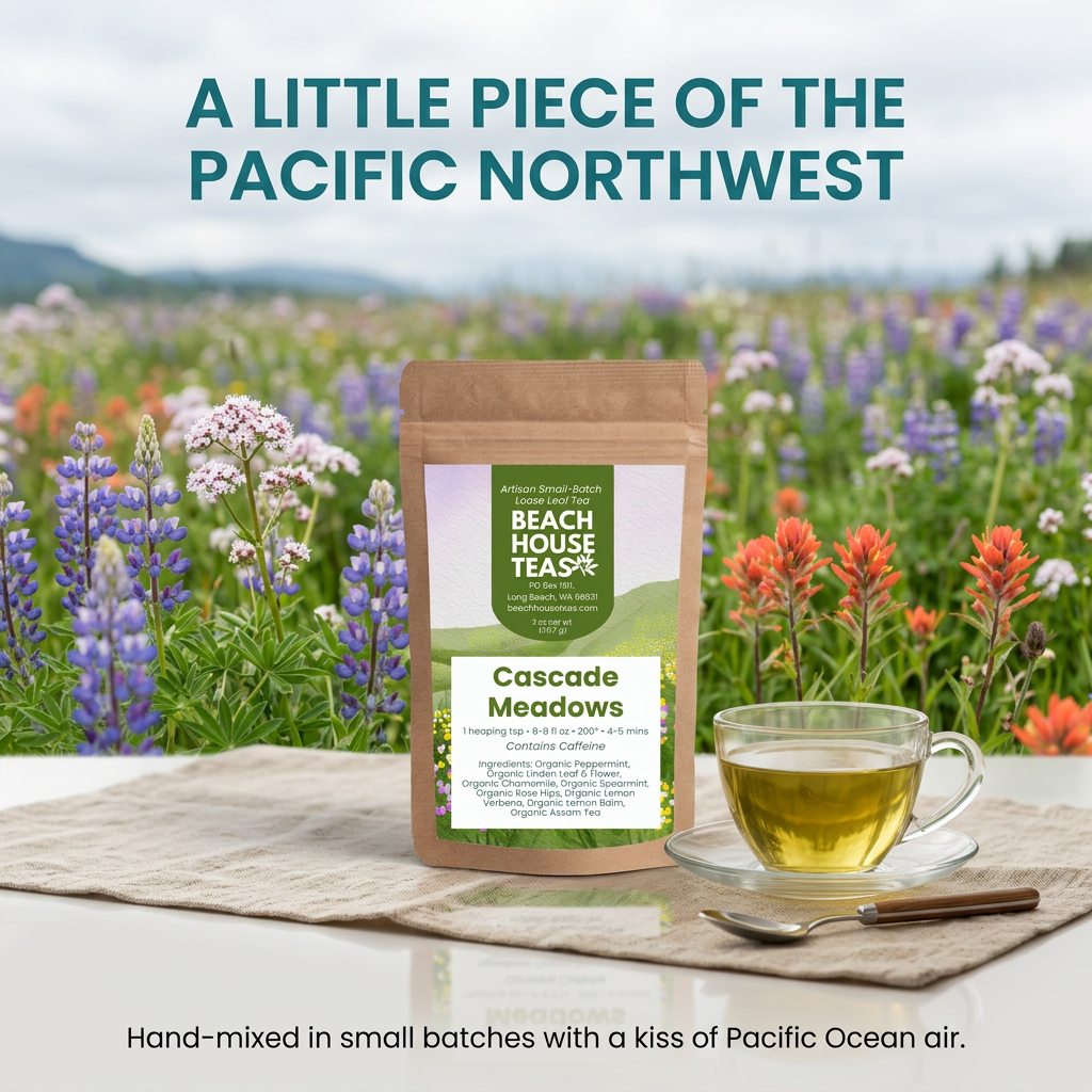 Cascade Meadows Pacific Northwest meadow brand slide.
