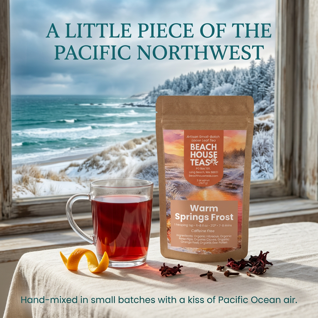 Warm Springs Frost Pacific Northwest winter brand slide.